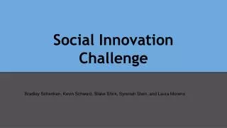 Social Innovation Challenge