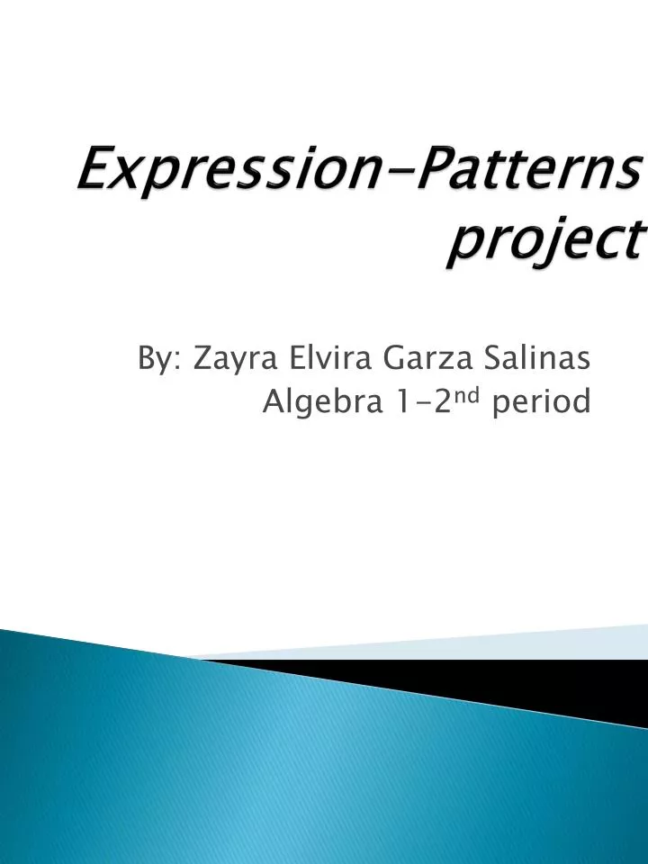 expression patterns project