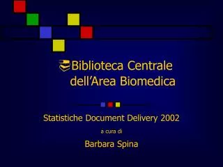 biblioteca centrale dell area biomedica