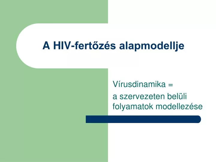 a hiv fert z s alapmodellje