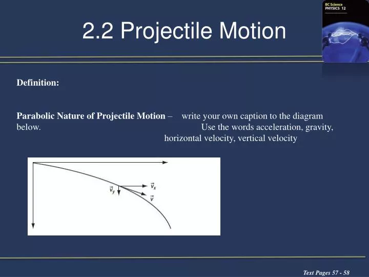 2 2 projectile motion