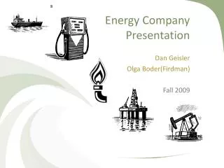 Energy Company Presentation