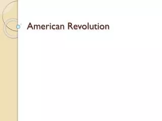 American Revolution