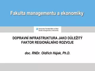 fakulta managementu a ekonomiky