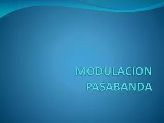 modulacion pasabanda