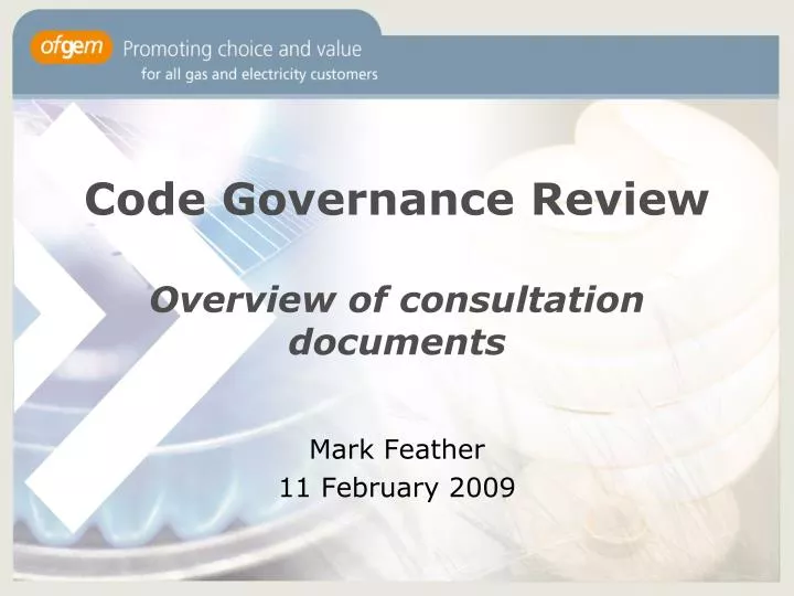 code governance review overview of consultation documents