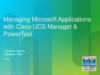 managing microsoft applications with cisco ucs manager powertool