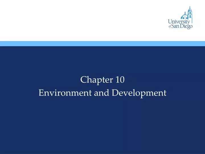 chapter 10 environment and development