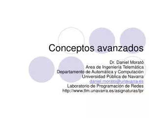 conceptos avanzados