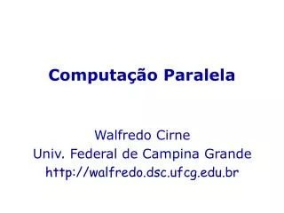 computa o paralela