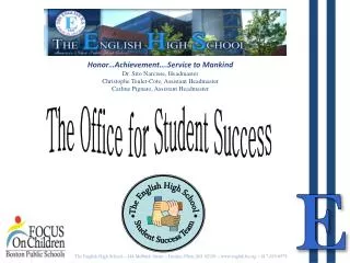 The Office for Student Success
