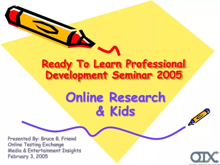 ready to learn professional development seminar 2005