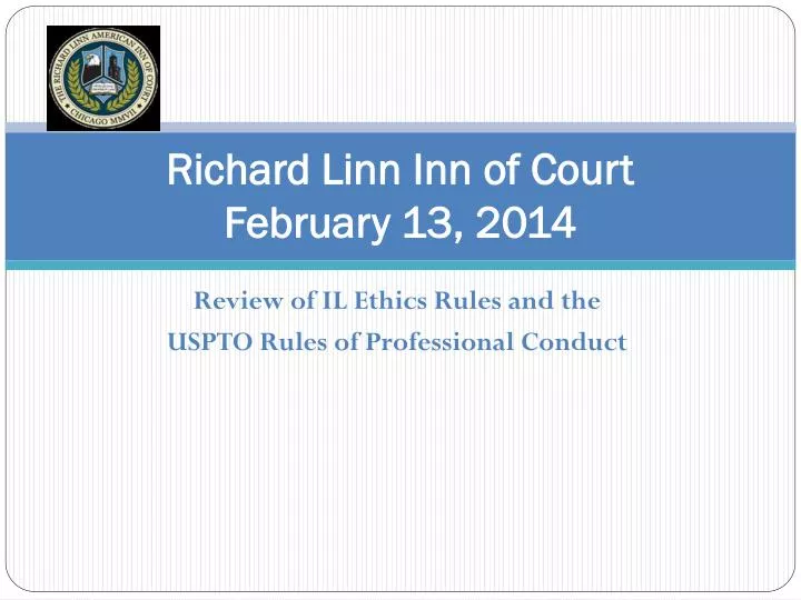 richard linn inn of court february 13 2014