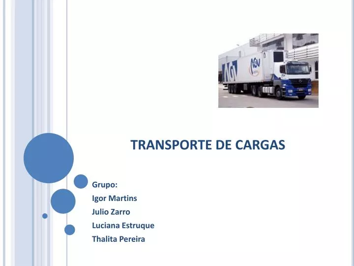 transporte de cargas