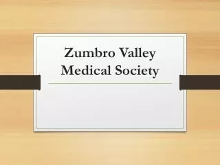 Zumbro Valley Medical Society