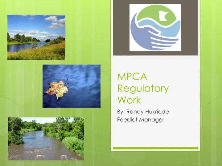 mpca regulatory work