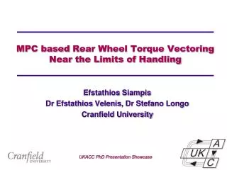 MPC based Rear Wheel Torque Vectoring Near the Limits of Handling