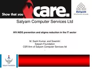Satyam Computer Services Ltd HIV/AIDS prevention and stigma reduction in the IT sector