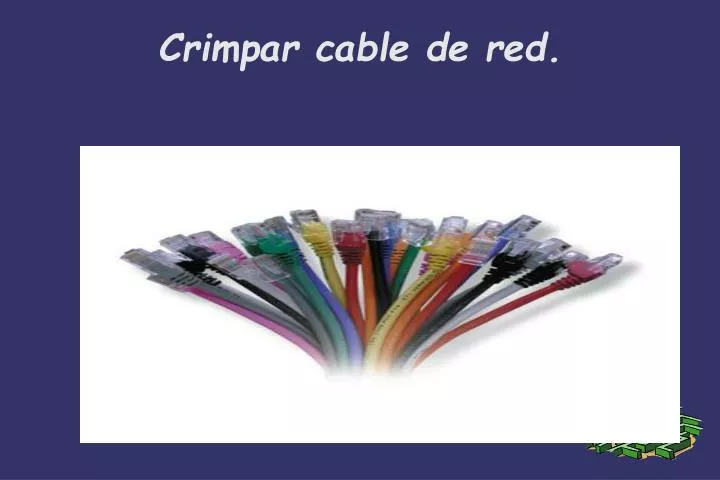 crimpar cable de red