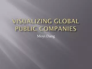 Visualizing global public companies