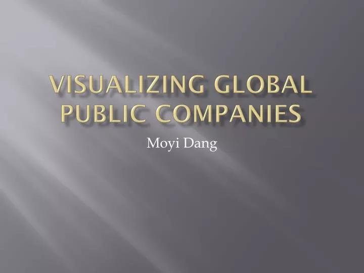visualizing global public companies