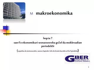 m makroekonomika