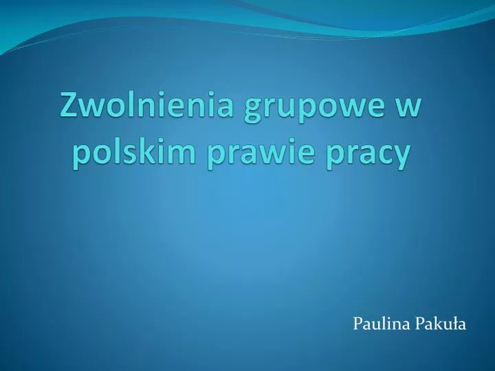 zwolnienia grupowe w polskim prawie pracy