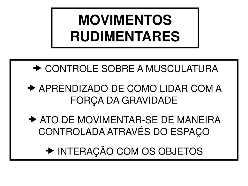 PPT - MOVIMENTOS RUDIMENTARES PowerPoint Presentation, free download ...