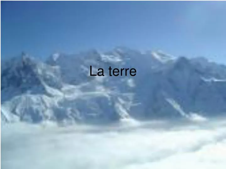 la terre