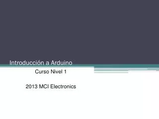 introducci n a arduino