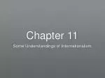 Understanding Internationalism: Hegemony, Revolutionary, and Liberal Approaches - slide 1