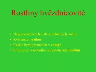rostliny hv zdnicovit