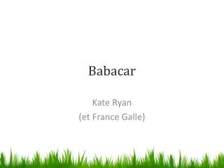 babacar