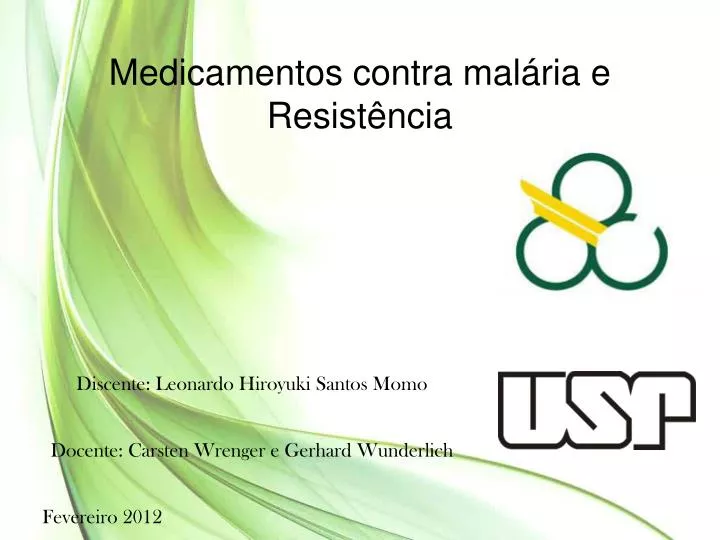 discente leonardo hiroyuki santos momo docente carsten wrenger e gerhard wunderlich fevereiro 2012