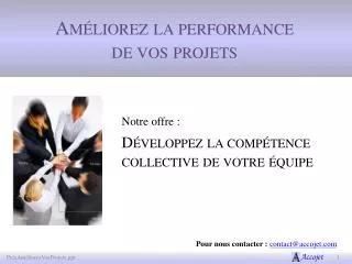 am liorez la performance de vos projets