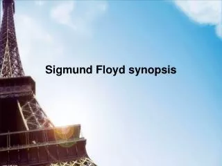 Sigmund Floyd synopsis