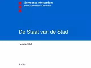 de staat van de stad