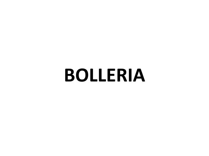 bolleria