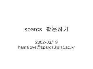 sparcs