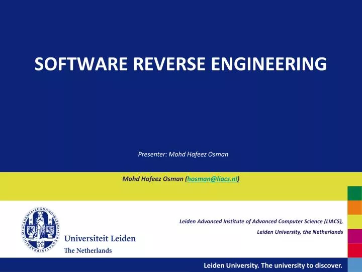 software reverse engineering