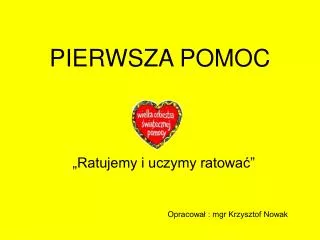 pierwsza pomoc