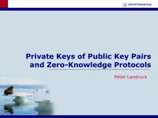 Private Keys of Public Key Pairs and Zero-Knowledge Protocols