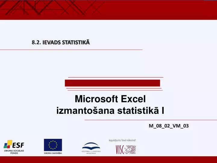 microsoft excel izmanto ana statistik i