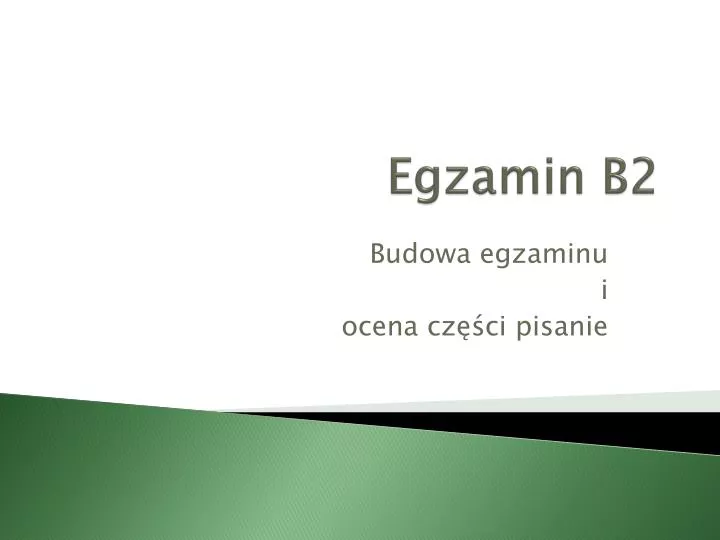 egzamin b2