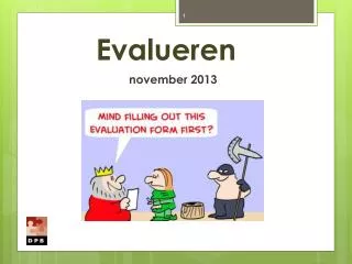 evalueren