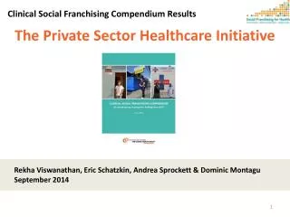 The Private Sector Healthcare Initiative