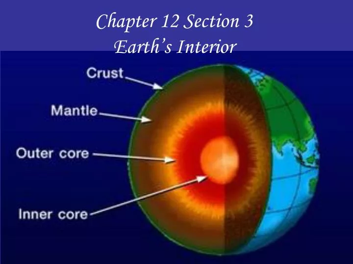 chapter 12 section 3 earth s interior