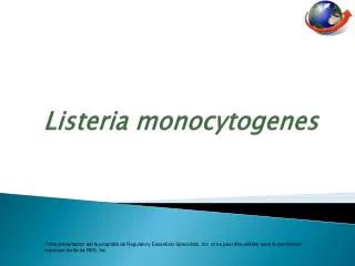 listeria monocytogenes