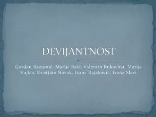 devijantnost