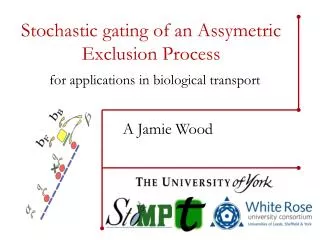 Stochastic gating of an Assymetric Exclusion Process